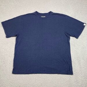 Cariloha T Shirt Men's Size XL Navy Blue Soft Bamboo Blend Short Sleeve Crewneck